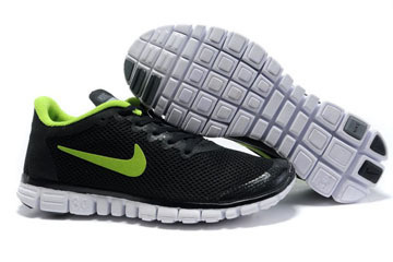 Nike Free 3.0 V2 Black Volt-Mens #shoes