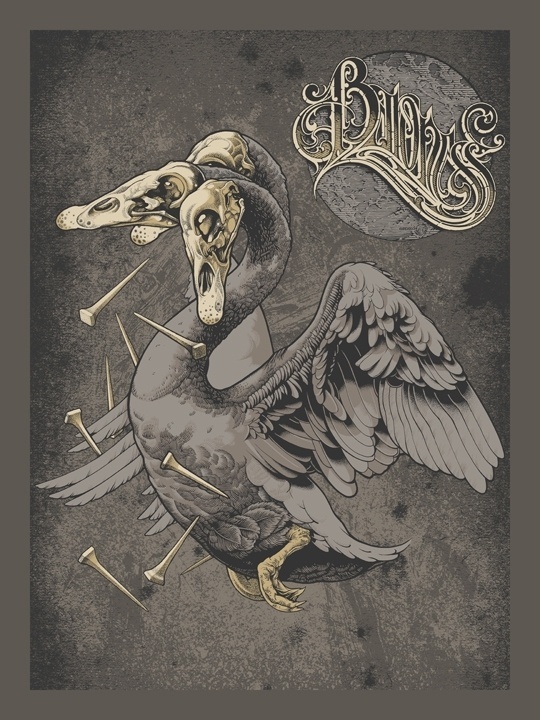 baroness_swan_print_colorway_2.jpg (540×720) #dyer #illustration #john #baizley