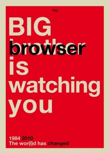 Big browser is watching you | Flickr - Photo Sharing! #print #world #the #2010 #has #type #changed #typography