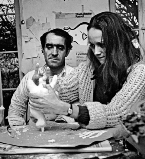 tinguely_phalle.jpg 480×527 pixels #photography #retro #vintage #art