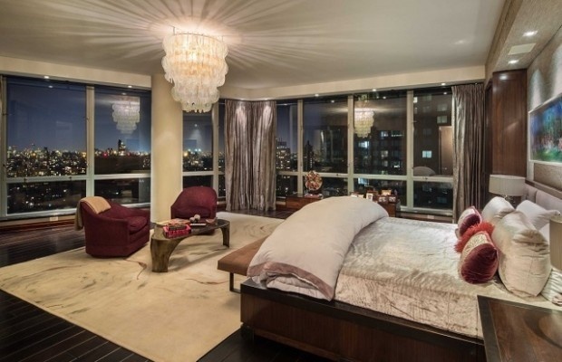 Incredible Three-Story Penthouse In New York City #interior #design #space #architecture #room
