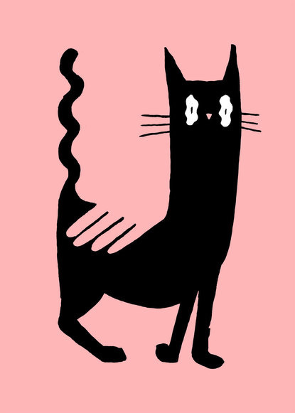 #cat #hand #negativespace
