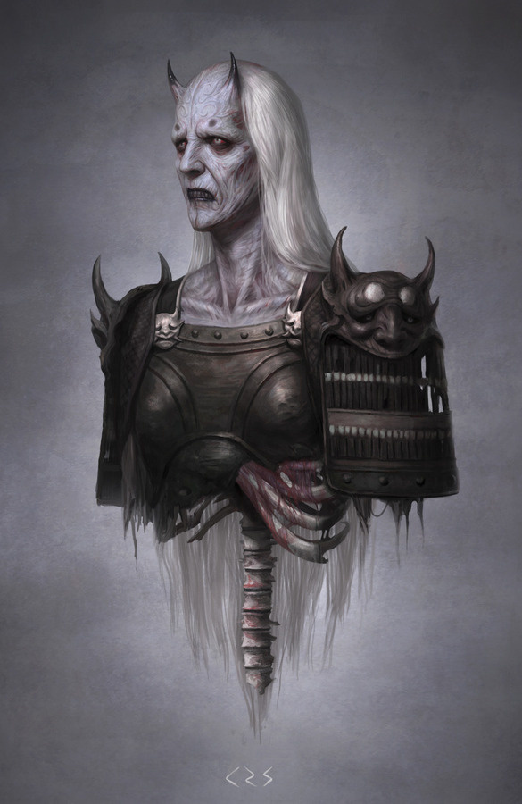 鬼骨将 #illustration #demon