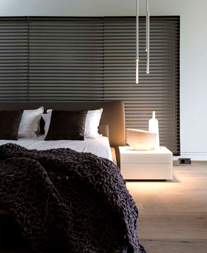 Modern Home that Emanates Luxury and Functionality bedroom furnishing neutral colors soft textures #interior #bedroom #decor #design