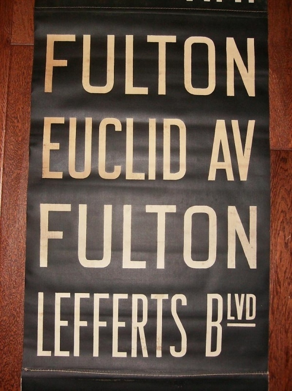 Vintage New York Subway Signs - NYC Signs (Unframed R9 panels) in slock  #painted #subway #vintage #signs #hand