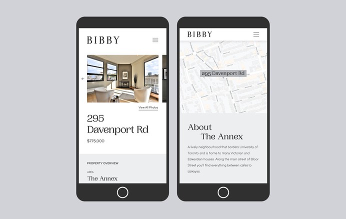 The Bibby Group Mobile Website - Listing Page