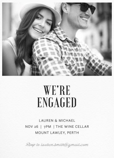 Paper Plane - Engagement Invitations #paperlust #engagement #invitation #engagementinvitation #design #digitalcards #photocards