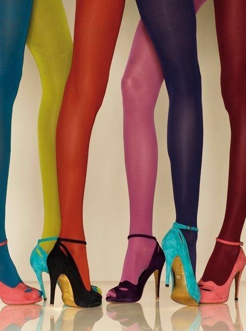 whatever #tights #colour #stiletto #legs