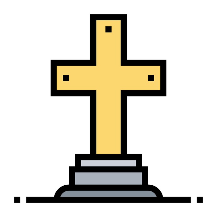 See more icon inspiration related to cross, christian, catacomb, shapes and symbols, cementery, architecture, graveyard and monument on Flaticon.