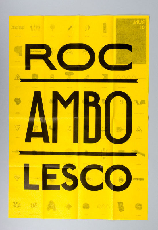 Rocambolesco RUN: disseny grÃ fic diseÃ±o grÃ¡fico graphic design graphisme #poster