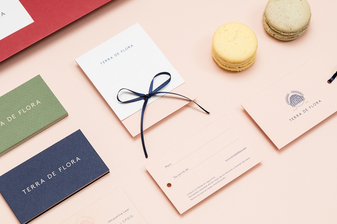 Terra de Flora by Param branding design corporate identity pink new modern style best cool minimal graphic designer mindsparkle mag www.min