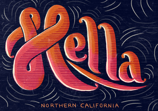 Type That I like #lettering #hand #hella #typography