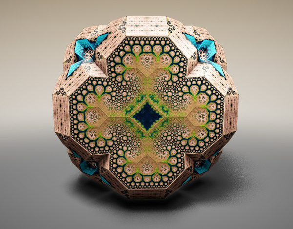 And it occurred to me that these must be holographic viral... - but does it float #stamp #pattern #fractal #motif