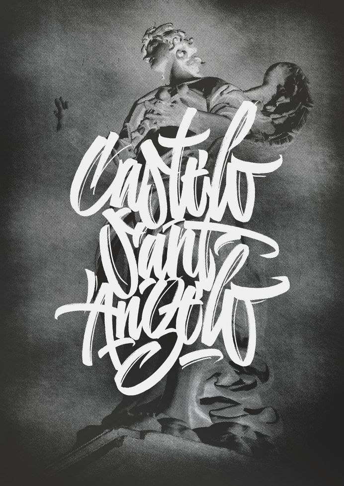 Brushpen Lettering by Marek Novák