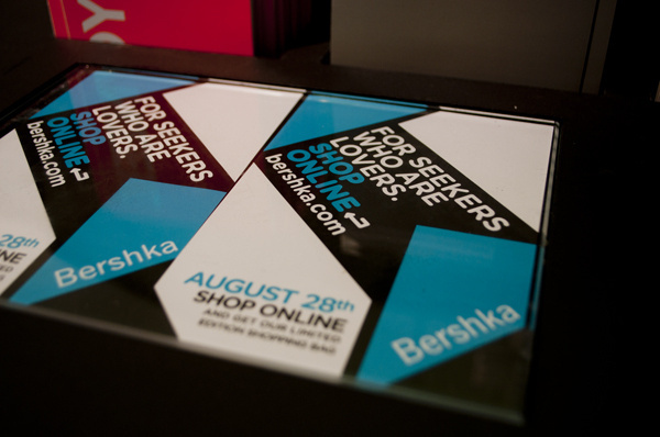Bershka Online Shop on the Behance Network #flyer #illustration #fashion #logotypes #typography