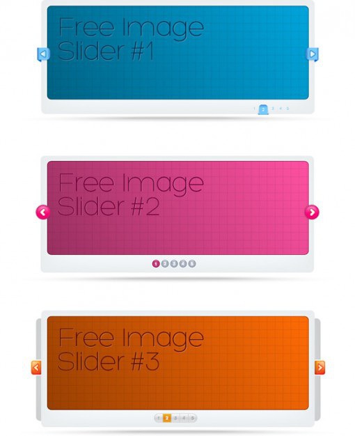 Slider templates in three colors Free Psd. See more inspiration related to Blue, Pink, Orange, Web, Colors, Clean, Psd, Templates, Website template, Simple, Slider, Three, Vertical and Slideshow on Freepik.