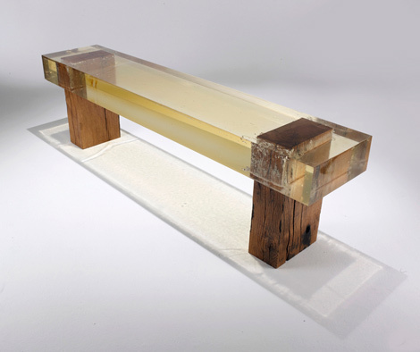 Varia — Design & photography related inspiration #acrylic #modern #bench #wood #acryl #minimal #cool
