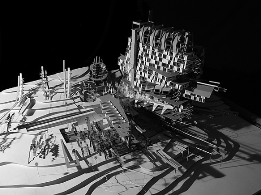 aero2 pos : julian busch #julian #model #cut #busch #aero2 #pos #building #architecture #paper