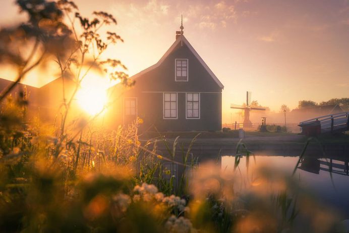 Magic Windmills: Gorgeous Sunset Photography by Albert Dros