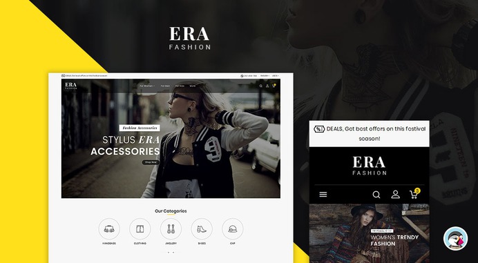 #Era #Fashion #Boutique Store - #Prestashop #Responsive #Theme | #TemplateTrip #eCommerce #Website #Design #Template