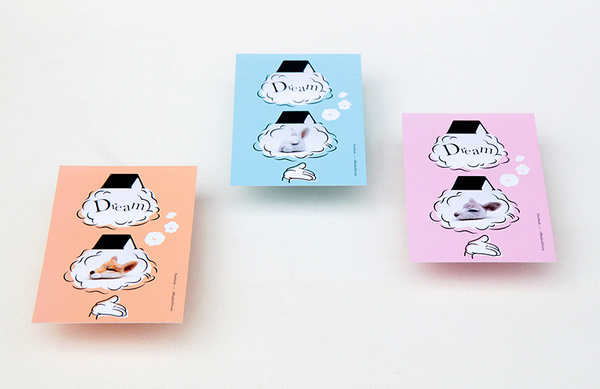 A Wadded Dream 2014 Post Card : THINGSIDID #post #font #a #card #graphic #dream #cartoon #wadded #animal