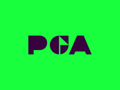 #pga#logo#golf#flag#negativespace#creative#clever