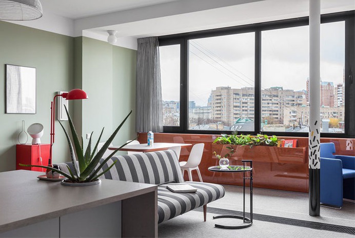 Cheerful Mix of Color and Texture in Moscow Apartment - InteriorZine - #decor #interior #home