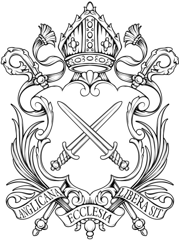 Bishop of London #sword #crest #royal