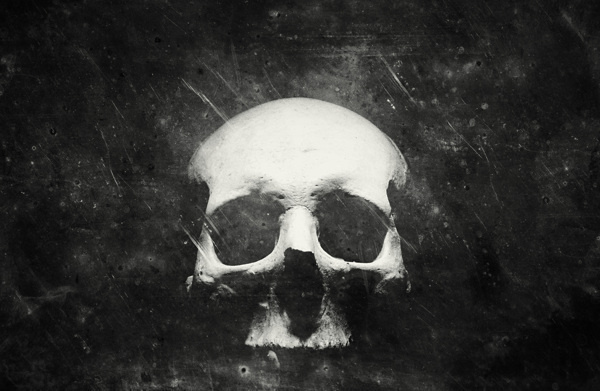 Once Were Warriors on the Behance Network #skull #white #black