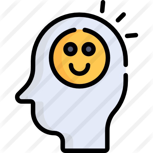 See more icon inspiration related to psychology, miscellaneous, emotions, head, happy, smiley and people on Flaticon.