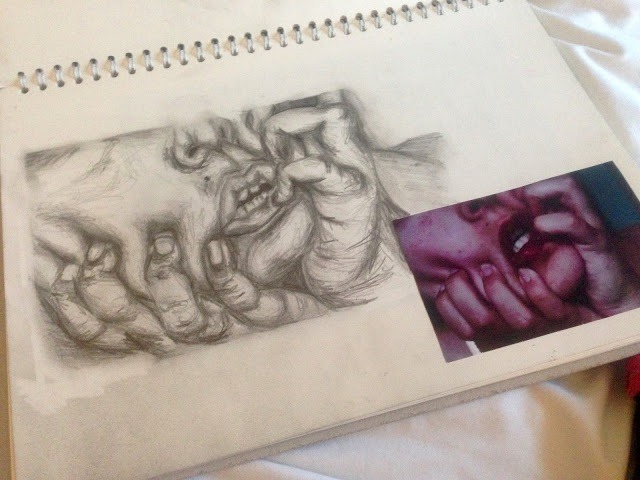 Responce to Jen Mazza with primary imagery | Louisa Milton Art