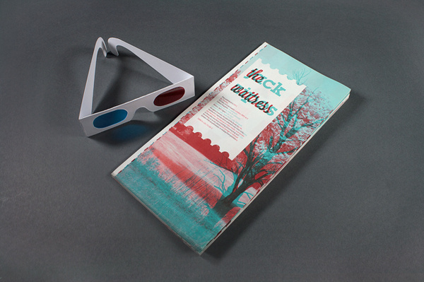 ISTD - The Waitress // Front Cover 2 #glasses #waitress #print #design #graphic #nicholson #gary #3d