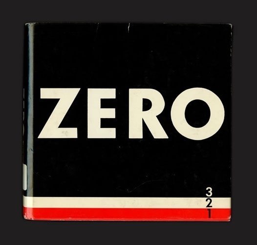 Opening cover blurb from ZERO #cover #typography