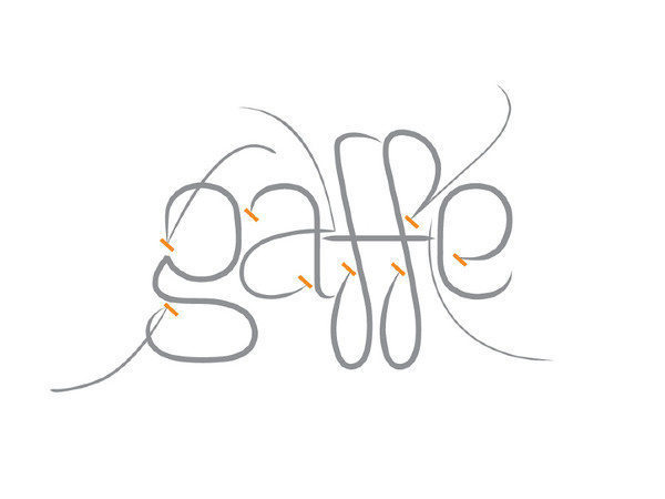 gaffe #fashion #logotype #identity
