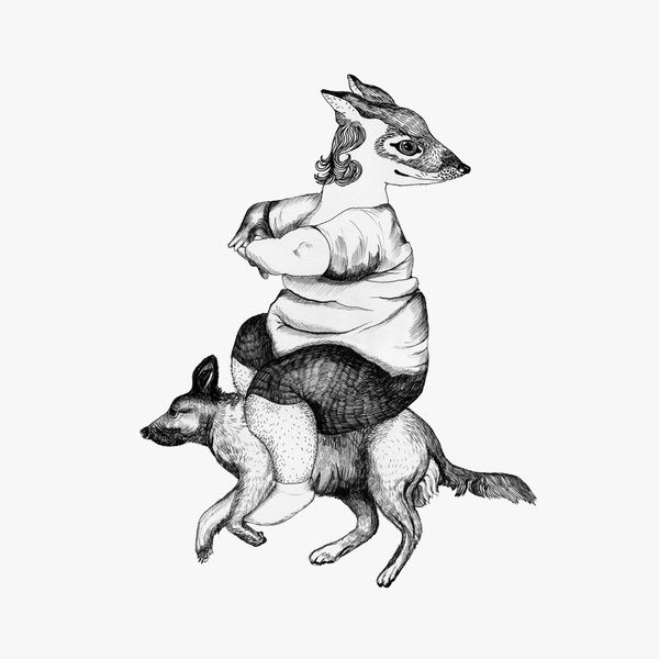 Rätsel von der Ankunft des Nachmittags - Inga Israel #illustration #animals