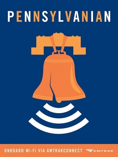 Clever Amtrak Wi-Fi Posters #poster