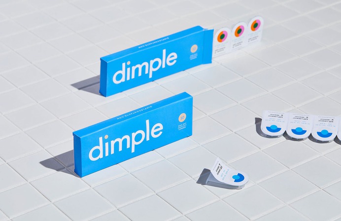 Dimple Brand Identity - Mindsparkle Mag Dari Israelstam, Founder & Creative Director of Universal Favourite created a user-centric brand identity for Dimple. #logo #packaging #identity #branding #design #color #photography #graphic #design #gallery #blog #project #mindsparkle #mag #beautiful #portfolio #designer