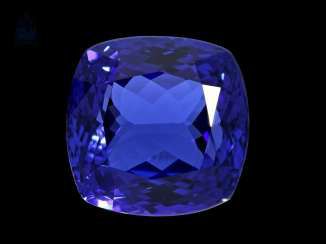 Steine: äußerst wertvoller Tansanit in Spitzenqualität, 24,5ct