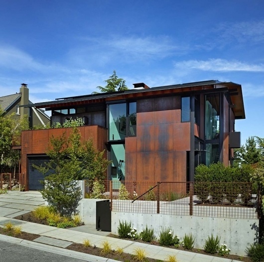 Olson Kundig Architects - Projects - Laurelhurst Residence #corten #modern #tom #architecture #kundig