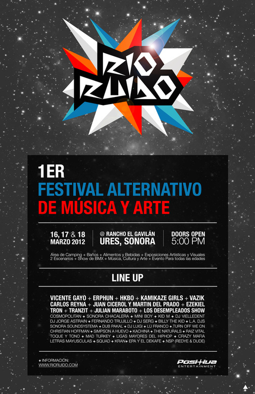 Rio Ruido Poster #rio #flyer #design #ruido #poster #noise