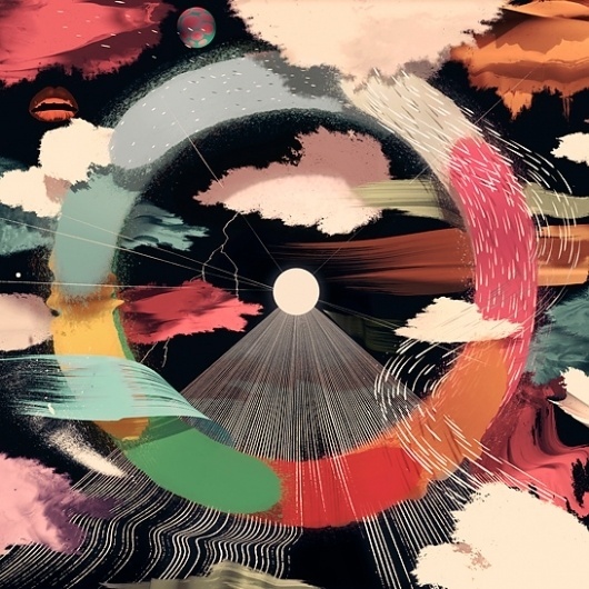 Hot Wet Summer Night www.santtumustonen.com #paint #illustration