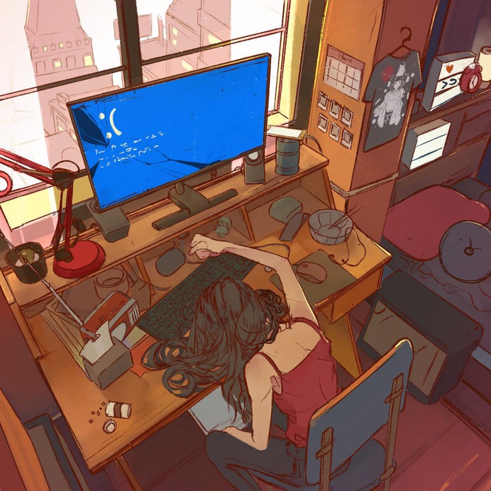 Morning Blues by EllieMapleFox