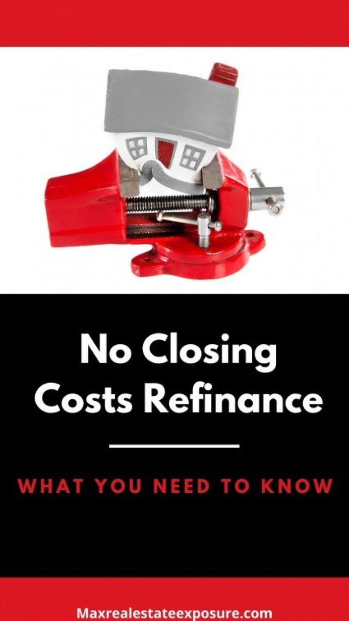 How to Refinance Your Mortgage For No Upfront Costs Infographic