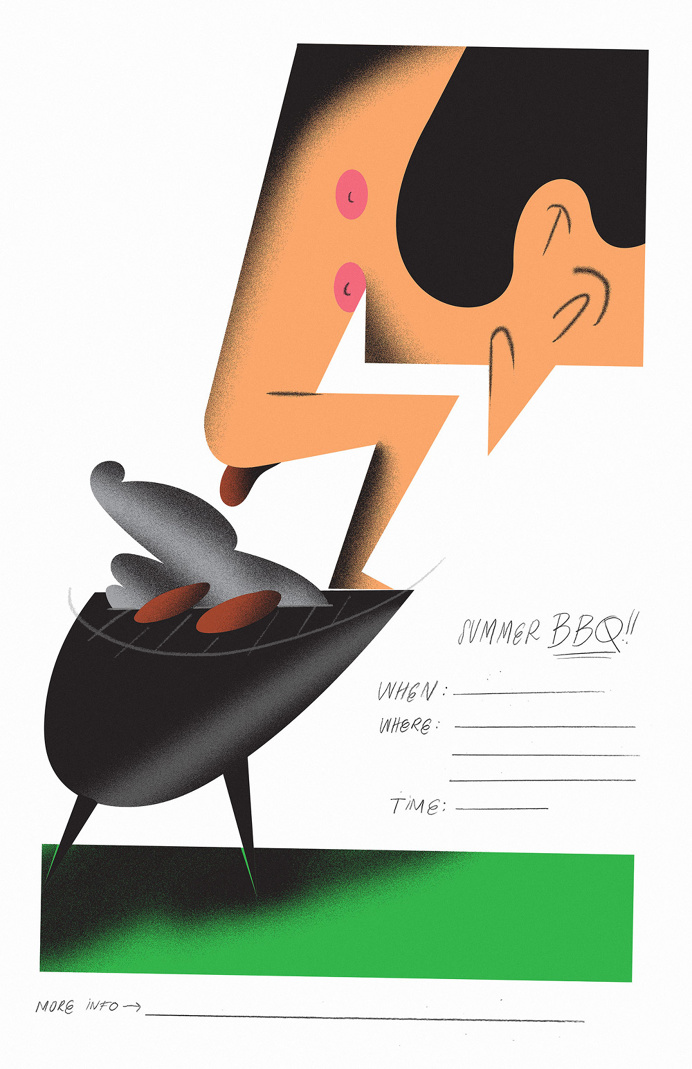 Bráulio Amado #poster #lettering #illustration