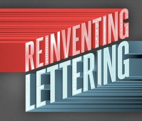 Reinventing Lettering UK – Jason Wong – Friends of Type #blue #decorative #red #charcoal