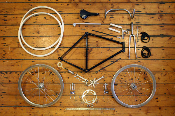 SUBMISSION:Â Anatomy Of A Fixed Gear Bicycle www.dukeharper.com #bicycles