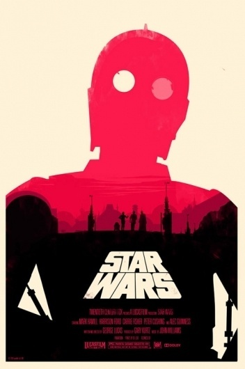 Star Wars example #101: Star Wars posters by Olly Moss - BOOOOOOOM! - CREATE * INSPIRE * COMMUNITY * ART * DESIGN * MUSIC...