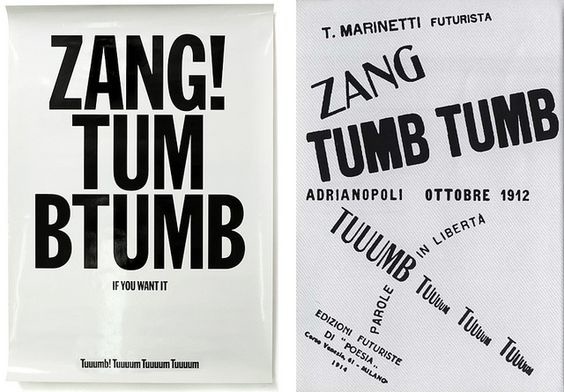 Experimental Jetset (2003) & F.T. Marinetti (1912)