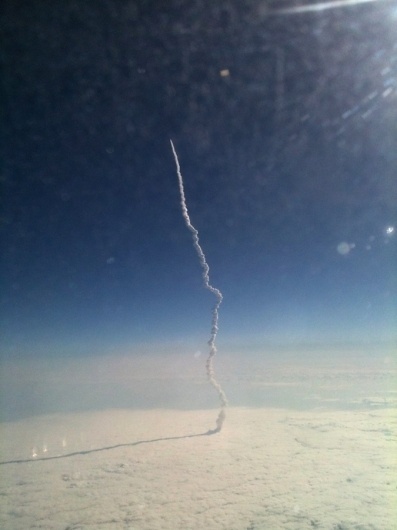 PhotoBlog - Awesome photo of shuttle from airplane #nasa #endeavour #space