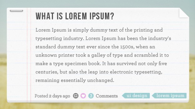 Blog paper note with tags Free Psd. See more inspiration related to Paper, Note, Tags, Notes, Psd, Blog, Notepad, Note paper and Horizontal on Freepik.